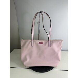 KATE SPADE Pink Nylon/Leather Medium Tote Bag Purse